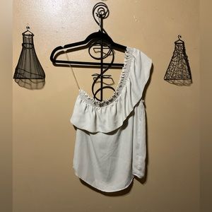 Shine Star Flirty Cream Top